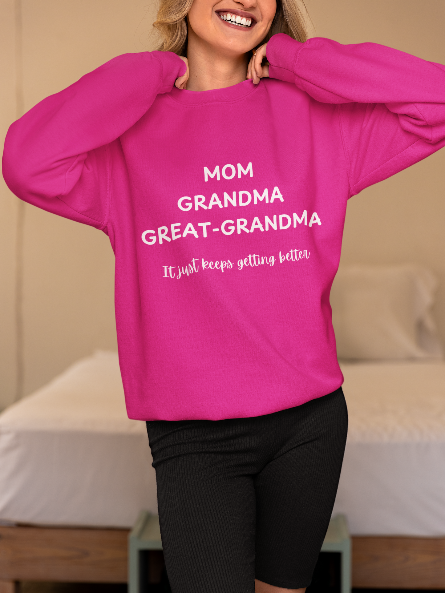 Generations of Love: Grandma's Cozy Keepsake Sweatshirt