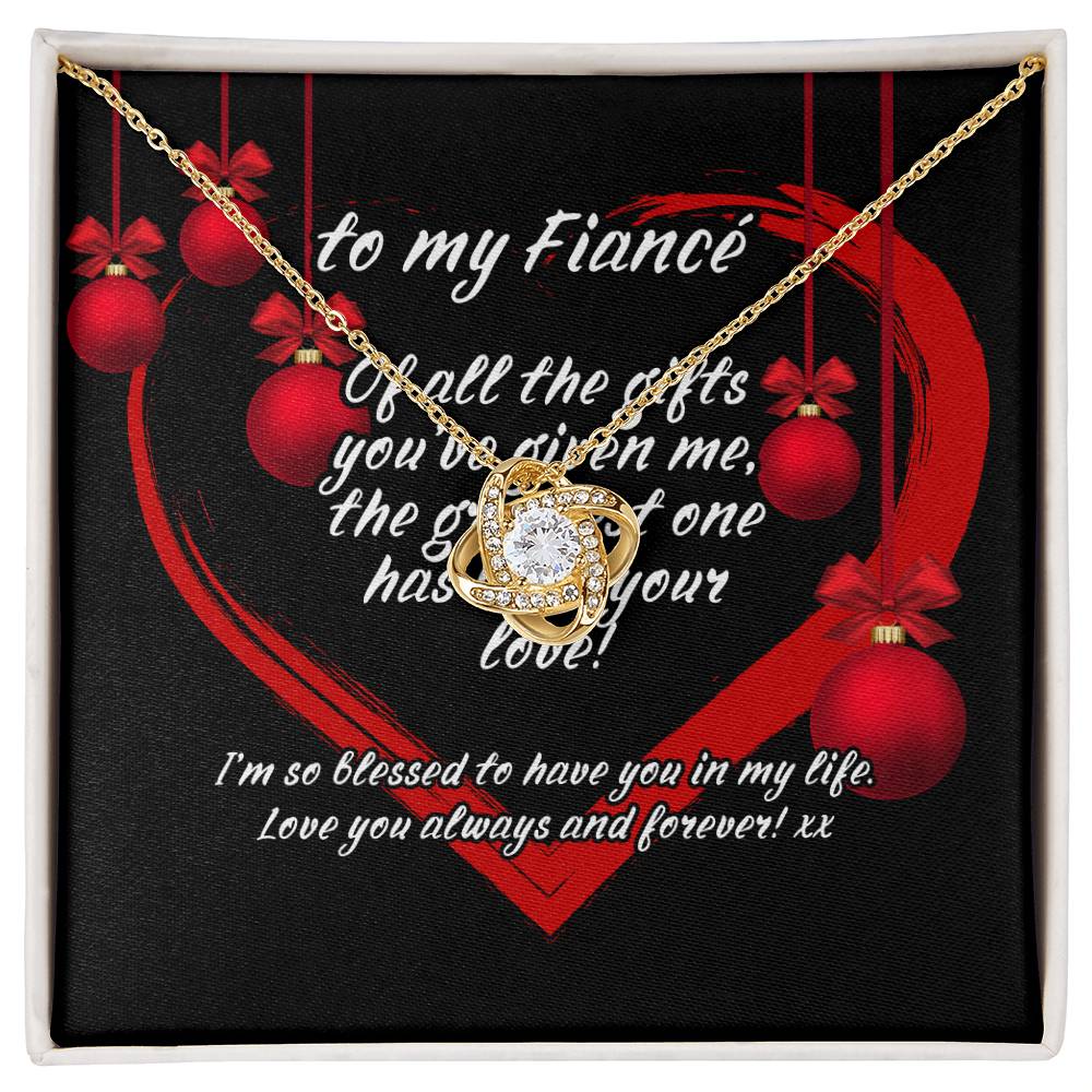 Forever Love Necklace – The perfect sparkling Christmas gift for your fiancé to cherish forever!