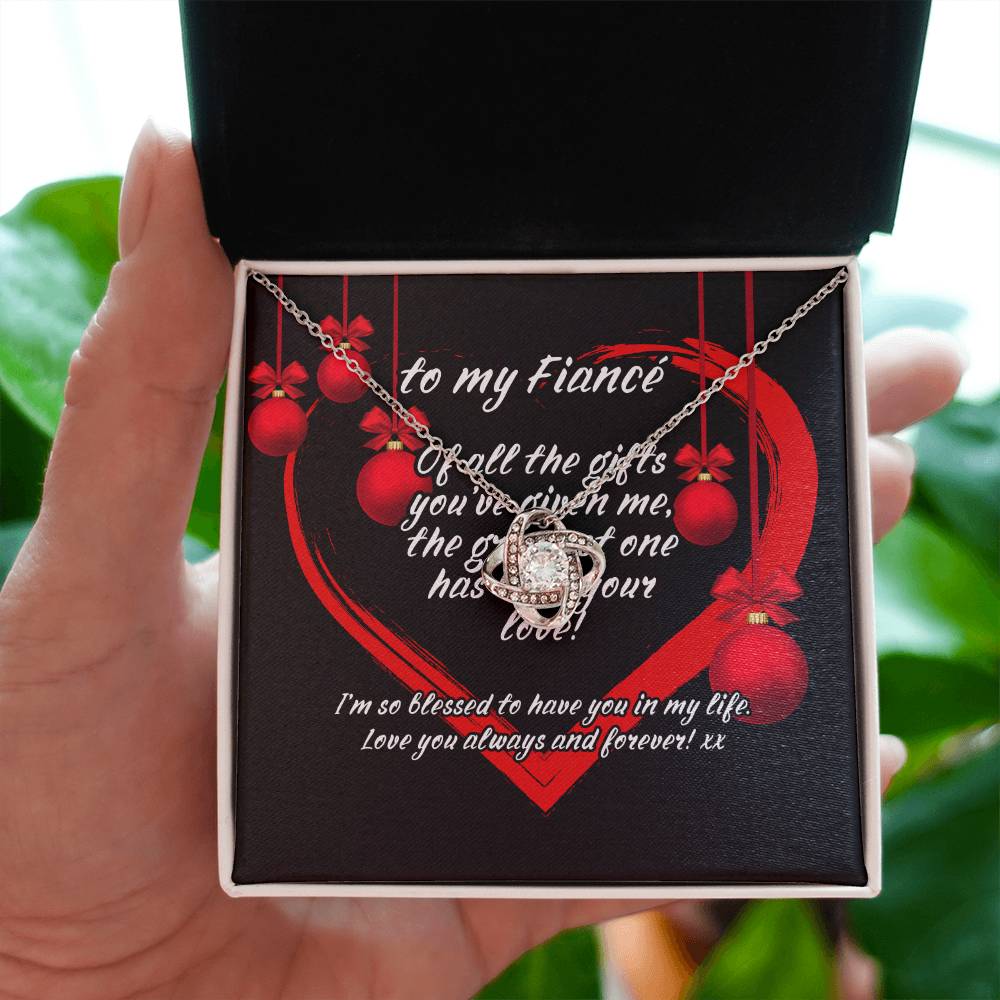 Forever Love Necklace – The perfect sparkling Christmas gift for your fiancé to cherish forever!