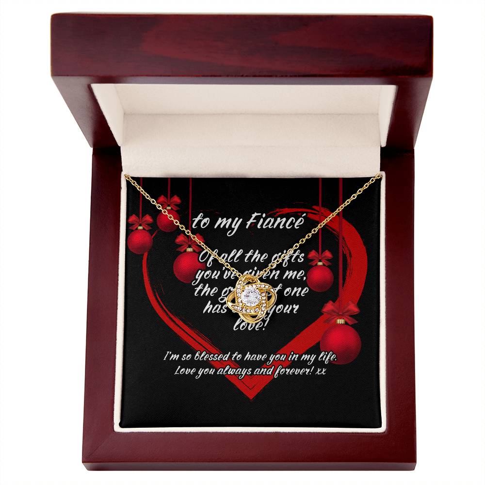 Forever Love Necklace – The perfect sparkling Christmas gift for your fiancé to cherish forever!